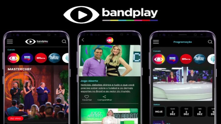 Aplicativos para assistir TV Online - Band Play