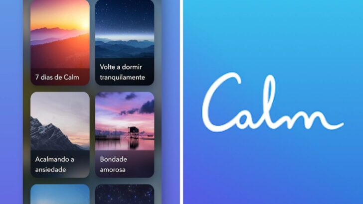 Calm: Um dos aplicativos para meditação mais conhecidos de todos os tempos