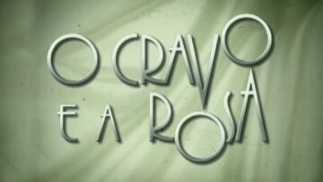 Logo da novela O cravo e a rosa