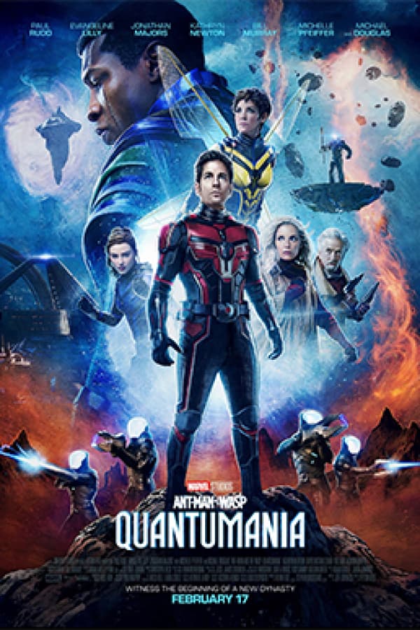 Poster do filme Homem-Formiga e a Vespa Quantumania