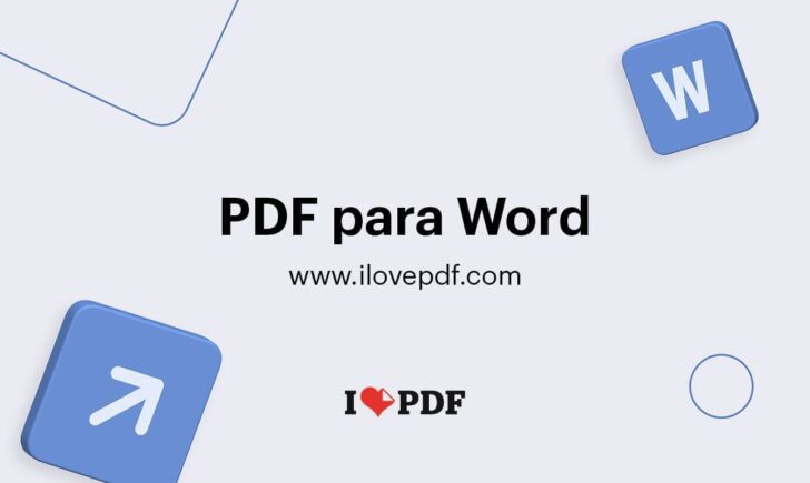 iLovePDF converter PDF para Word