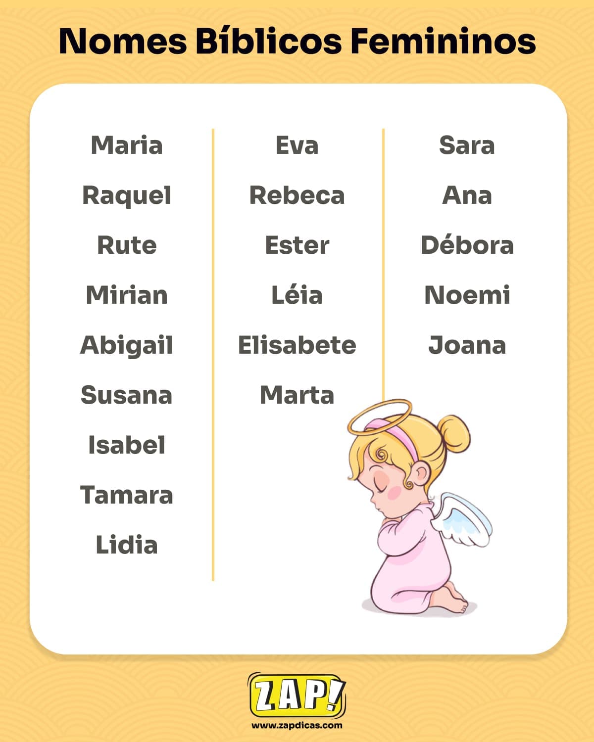 125 Nomes Bíblicos Femininos + Seus Significados