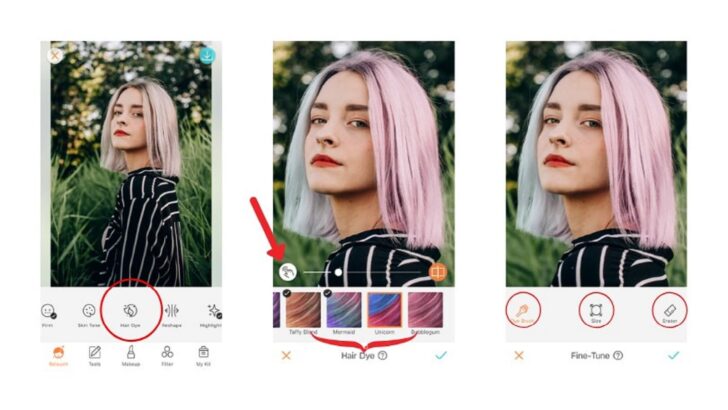Aplicativos para mudar a cor do cabelo nas fotos
