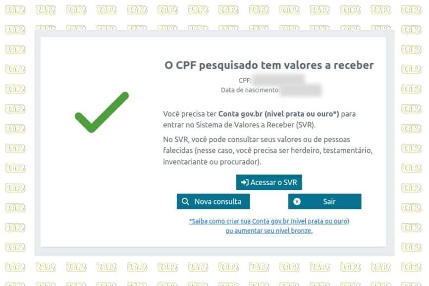 Passo 2: Verifique se você possui valores a receber